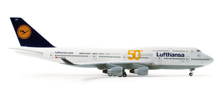 Lietadlo Boeing B747-400 Lufthansa "50 Years Partnership Lufthansa and Boeing"